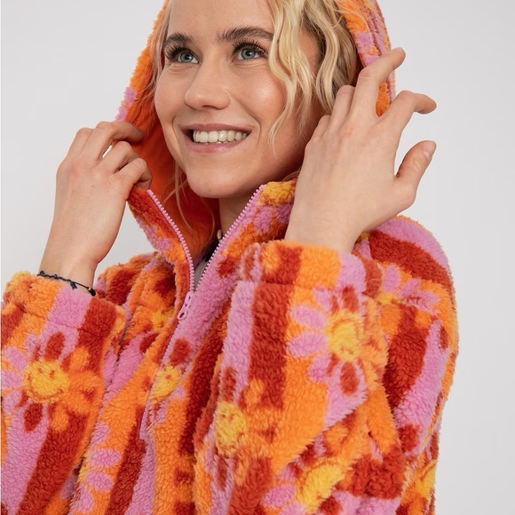 Billabong x Smiley Cozy Fleece Hoodie - Picture 1 of 8